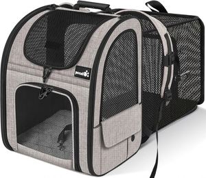Free Sample Custom Airline Approved Soft-Sided Collapsible Travel Carrier <b>Bag</b> Breathable <b>Puppy</b> and Cat Carrier for Pets' Travel - Product Image 1