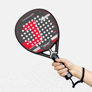 Raqueta de Tenis de Pádel de Carbono Completo con Diseño Personalizado a Precio de Fábrica, MOQ Bajo, Raqueta de Tenis de Playa con EVA Suave - Product Image 1