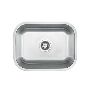 Modern Kitchen Cabinet Stainless Steel Single Bowl Corner Sink