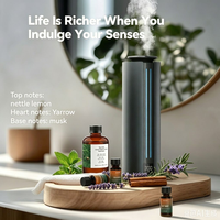 Diffuseur d'huiles essentielles USB de luxe sept couleurs tendance 2026, humidificateur intelligent en forme de tour, parfum d'ambiance 100 ml pour la maison