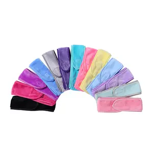 Haarband Meisjes Haar Banden Fabriek Groothandel Zachte Elastische Make Up Wassen Gezicht Cosmetische Hoofdband Spa Bad Haarband