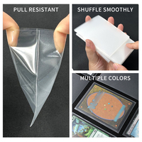 Pochettes pour cartes à collectionner, finition mate, transparentes et résistantes, compatibles avec les jeux Magic et Yu-Gi-Oh, pochettes personnalisées pour jeux de société.