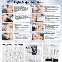 Appareil de soin du visage NewFace Professional Aesthetic Beauty 8 en 1, fonction d'analyse de la peau, machine Hydra, équipement de soin de la santé du visage
