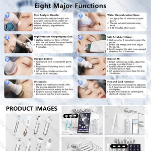 Appareil de soin du visage NewFace Professional Aesthetic Beauty 8 en 1, fonction d'analyse de la peau, machine Hydra, équipement de soin de la santé du visage - Product Image 3