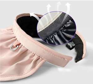 Chapeau de soleil d'été pour femmes, large bord, protection UV UPF50 + pliable, pliable, voyage, plage, <span class=keywords><strong>vacances</strong></span>, jardinage, golf, marche - Product Image 4