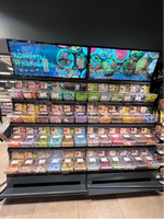 Conteneur de stockage de bonbons d'usine, bac à céréales, bac à poudre d'avoine avec pelle, bac à bonbons transparent pour noix et fruits secs
