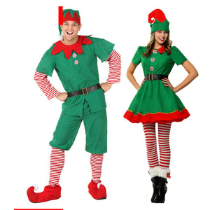 Disfraz de Duende Navideño Haowu para Hombres, Mujeres, Niños, Disfraz Familiar para Fiesta de Cosplay - Product Image 4