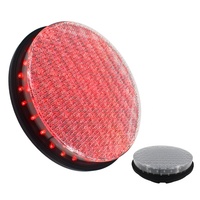 Modul Lampu Lalu Lintas LED Bola Merah Dia.300mm(12 inci) dengan Lensa Jaring Laba-laba