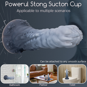Monster Alien Weicher Silikon-Analdildo mit Saugnapf Großer Drachen Erwachsenen-Sexspielzeug für Männer Frauen Vagina G-Punkt Wasserdicht - Product Image 3