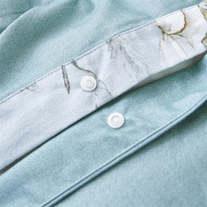 Ensemble de housse de couette Duoximeimiankang en coton pur, motif floral, 133x72, impression réactive, usage domestique, taille double 203x229cm - Product Image 2