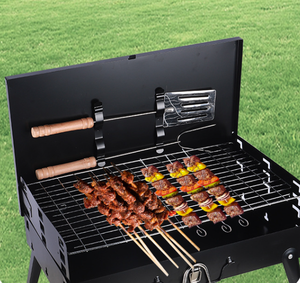 Parrilla Portátil <span class=keywords><strong>de</strong></span> Carbón <span class=keywords><strong>de</strong></span> Acero Inoxidable, Apta para Acampar, Hacer Picnic y Uso al Aire Libre con Pinza para Carbón - Product Image 4