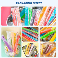 Machine d'emballage automatique pour sachets de jus de fruits en film plastique de 175 ml, vente en gros d'usine