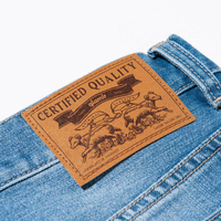 Nouveauté : Badges en cuir PU personnalisés avec logo en relief, pour chapeaux et vêtements, faux patchs en cuir