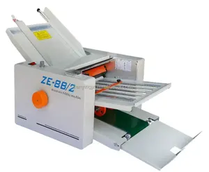 ZE-8B/2 फैक्टरी मूल्य स्वचालित पार बुकलेट बनाने कागज स्टेपल तह मशीन
