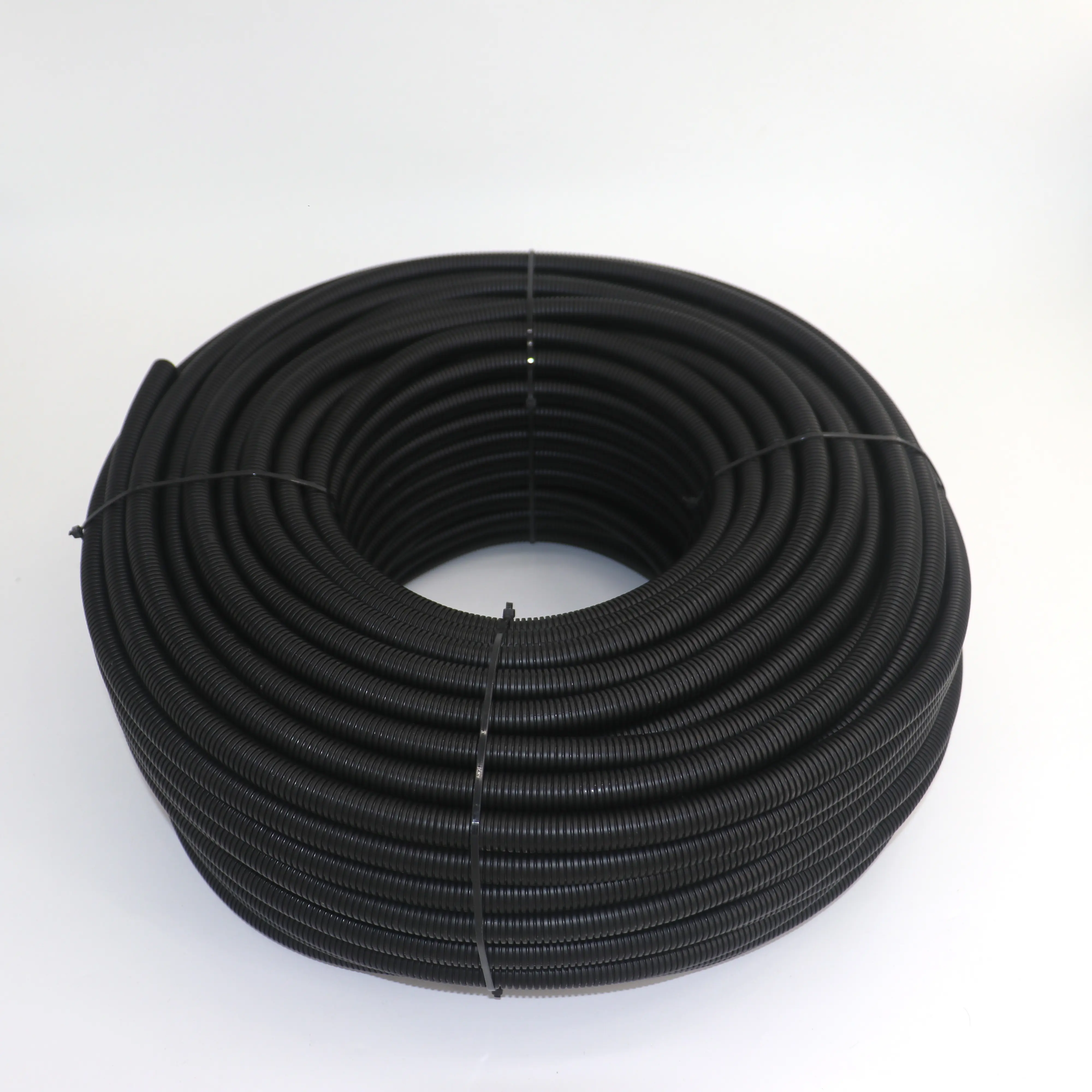 Cable Conduit Pvc Flexible Plastic White/Black Color Corrugate Pipe/Hose Corrugated Flexible Pipe