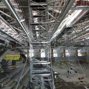 Tour d'échafaudage en aluminium 4m 8m 10m 12m 20m Système d'échafaudage Tour d'échafaudage en aluminium - Product Image 4