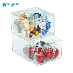 Boîte <span class=keywords><strong>de</strong></span> <span class=keywords><strong>rangement</strong></span> en PET transparent à prix d'usine en gros, personnalisable avec logo OEM, fournisseur en gros d'organisateurs ménagers - Product Image 4