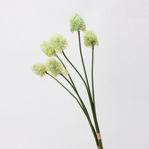 Tête <span class=keywords><strong>de</strong></span> pissenlit artificielle à 3 têtes, boule d'oignon en caoutchouc souple, tige unique, durable, moderne, faite à la main, écologique, haute qualité - Product Image 2