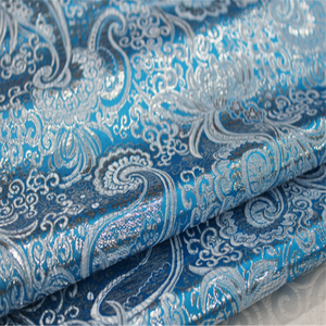 Gran venta, precio bajo, Bonitos colores disponibles, diseño clásico, patrón <span class=keywords><strong>de</strong></span> Paisley, tela <span class=keywords><strong>de</strong></span> brocado Jacquard para el hogar, textil, traje <span class=keywords><strong>de</strong></span> escenario - Product Image 1