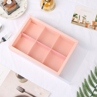 Boîte à gâteaux de luxe pour Mochi, Donuts, Gaufres, Pâtisseries, Biscuits, Desserts, Pâtisserie, Boîte à tiroir avec 2, 4 ou 6 séparateurs, Boîte à cupcakes