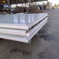 Panneau sandwich EPS 100 mm, panneau sandwich EPS pour murs et toitures, panneaux sandwich EPS isolés pour murs et toitures