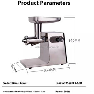 低速ジュースマシンウィートグラス果物野菜新鮮ジュース抽出器簡単クリーンジュースマシン220Vステンレススチール - Product Image 4