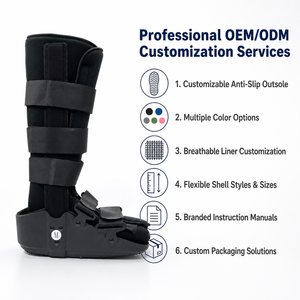 Bota Inflable Ligera para Caminar, Semirrígida, con Cámara de Aire, para Recuperación de Esguinces y Fracturas de Tobillo - Product Image 4