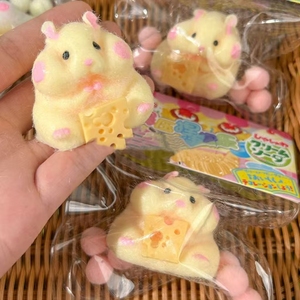 QYS Generic Cute Hamster <b>Squishy</b> Squeeze Toys Stress Relief <b>Squishies</b> for Kids Adults Fidget Toys for Pinch Family Party - Product Image 2