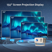 Dernier projecteur vidéo home cinéma P16 Full HD Projecteur de téléphone sans fil Android intelligent Mini projecteur portable réglable 4K