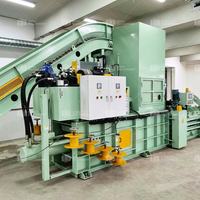 Presse à balles hydraulique automatique pour papier usagé, machine de recyclage et de compression, équipement de traitement des déchets en carton et plastique avec contrôle PLC