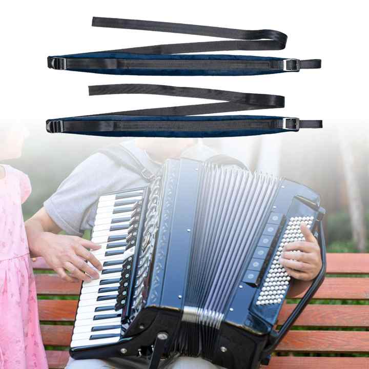 2-PieceAccordion Shoulder Harness Strap Easy to Clean Accessory for Musical Instrument Protection