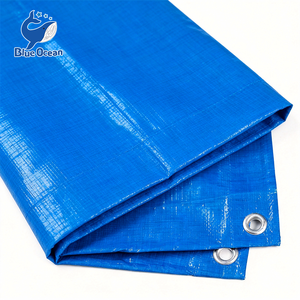 Lona de Polietileno Azul Océano, Duradera, Económica, de Alta Calidad, Tejida, Recubierta de PE, 200g, Resistente a Desgarros, Gruesa, Impermeable - Product Image 6