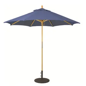 Sombrilla de Playa Hawaiana con Apertura por Presión, Varillas de Madera, Tela de Poliéster, <span class=keywords><strong>Parasol</strong></span> para España, Yichang, Loch Lomond - Product Image 1