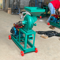 Machine à moudre les céréales à haute efficacité, broyeur électrique de maïs et de soja, petit moulin à aliments pour usage domestique et agricole