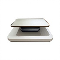 Table basse moderne de grande taille en gros, table centrale rectangulaire en MDF marron de 150 cm, mobilier contemporain pour salon, décoration intérieure