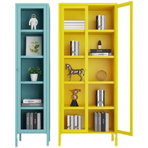 חם מכירה מותאם אישית מתכת מודרני מותאם אישית לוח תצוגה ארון מדף ספר אחסון עבור סלון סלון - Product Image 1