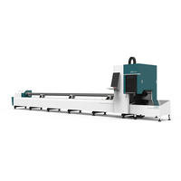 Offre Spéciale LX62TE Basic Simple Deux Mandrin Automatique Laser Tuyau Fiber Laser Machine De Découpe 6 Mètres 1500w pour Tube Métallique