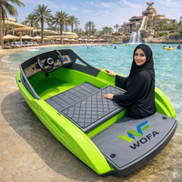 Planche de surf d'assaut personnalisée en PE avec coque en plastique miniature pour bateau électrique de pêche et d'appâtage