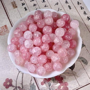 Perles de verre multicolores brisées de 10 mm à trou droit, matériaux de bricolage faits à la main, marque JC, modèle JC144-A, bracelets, colliers, téléphone portable - Product Image 5