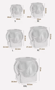 Venda Quente Aquário Transparente em Material <span class=keywords><strong>PE</strong></span> Vários Estilos Pequeno Aquário Hidropônico para Peixes Dourados - Product Image 3
