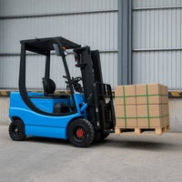 Empilhadeira elétrica 1.5-2T para Brasil/Portugal, equipamento de elevação a bateria de íon-lítio.