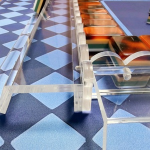 Regla de Mahjong Americana de Acrílico para Empujar y Organizar Fichas, para Entretenimiento en Salas de Juego - Product Image 2