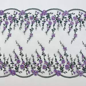 ドレス用22cm花柄刺繍レースストレッチなしブラレース刺繍在庫あり - Product Image 5