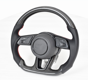 CarbMod pour A4 Allroad Avant B8 Pièces en fibre de carbone personnalisées Volant en fibre de carbone véritable - Product Image 2