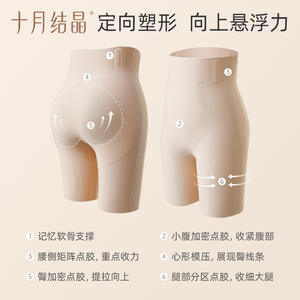 Pantalones Moldeadores de Abdomen sin Costuras para Posparto, Octubre Crystallized, SH1963 - Product Image 3