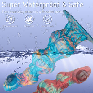 Fantasy monster alien grote hond knoop dildo enorme dieren dildo dikke siliconen anale plug met zuignap seksspeeltjes voor vrouwen mannen homo's - Product Image 5