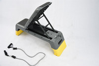 Plataforma de Ejercicio Aeróbico Multifuncional, Equipo Ajustable para Gimnasio, Banco de Fitness, Stepper