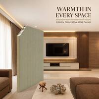 Panneau composite en aluminium alvéolaire SPC ignifuge et imperméable, revêtu de PVC, pour mur intérieur, fond de télévision, hôtel