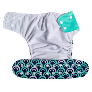 Lazyrabbit Imprimé <span class=keywords><strong>Couche</strong></span> en Tissu Nouveau-Né <span class=keywords><strong>Couche</strong></span> Bébé Réutilisable et <span class=keywords><strong>Lavable</strong></span> pour Garçons et Filles - Product Image 4