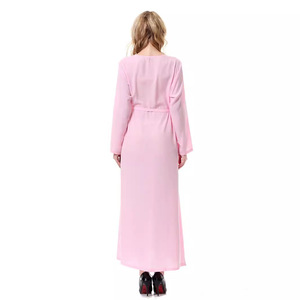 Nouvelle Robe Abaya 2026 à Col Montant en Tissu Doux, Style Moyen-Oriental Arabe, Caftan Islamique Turc pour Femme, Robe Musulmane Abaya - Product Image 5